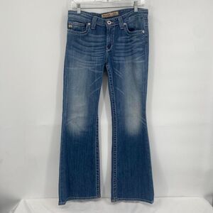 Big Star Maddie Mid-rise Blue Jeans 28S Short Petite